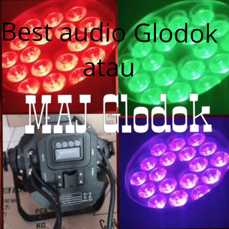 Par led waterproof 18x10w