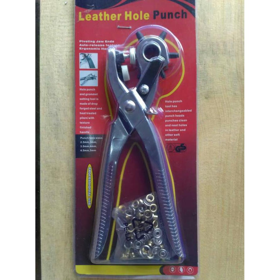 

Leather Hole Punch Pembolong Tas Sabuk Gesper Kulit