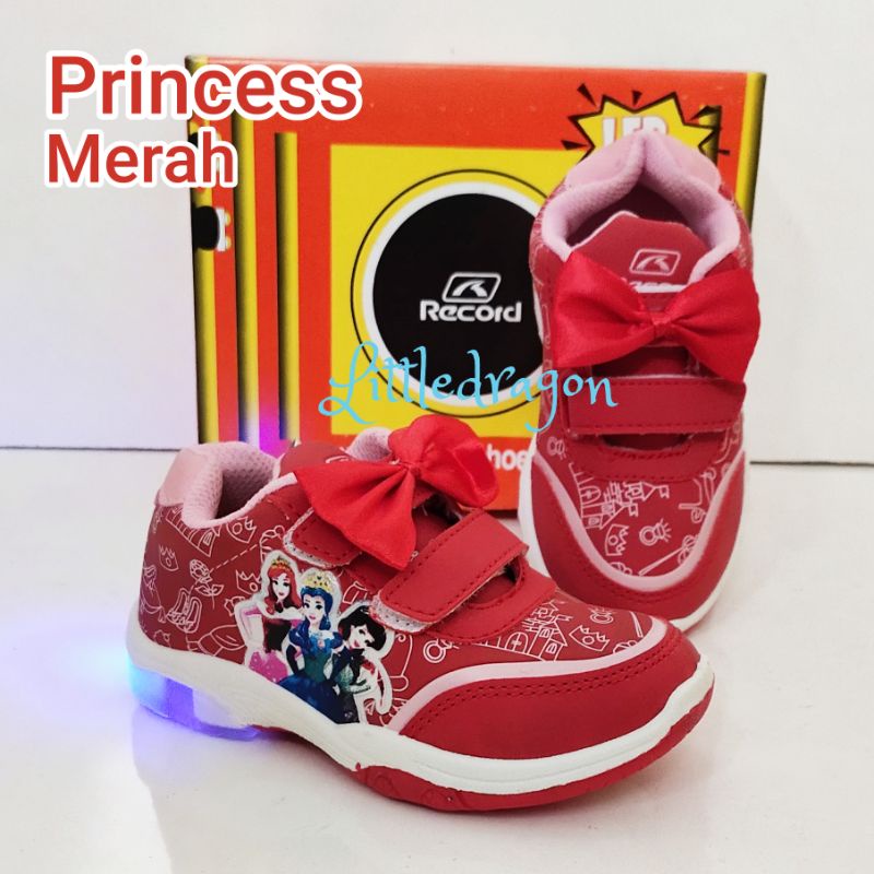 sepatu Frozen LED #sepatu princess LED #sepatu anak perempuan #sepatu LED anak perempuan #sepatu rec
