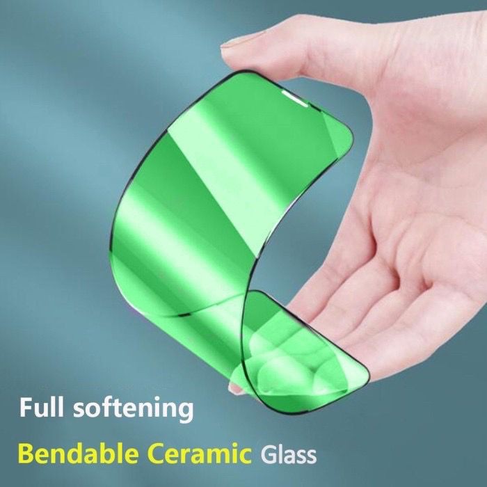 BOS - INFINIX HOT 10/S4  | CERAMIC FILM GREEN LIGHT ANTI GORES RADIASI FULL SCREEN PROTECTOR HP