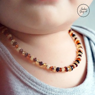 Amber Shop - Kalung amber & Gelang amber pereda nyeri tumbuh gigi bayi (mini beads series)