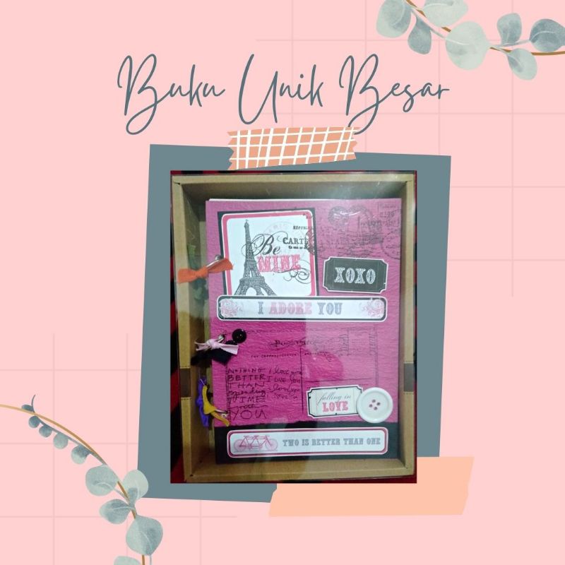 

buku unik kado lucu hadiah menarik buku catatan polos note book hand made