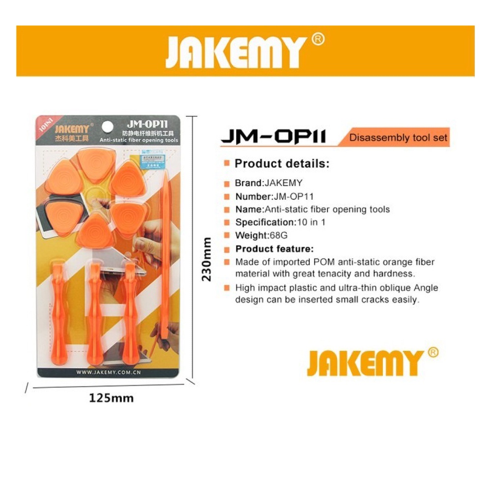 Jakemy JM-OP11 Opening Tool Congkelan Lcd Handphone Prying