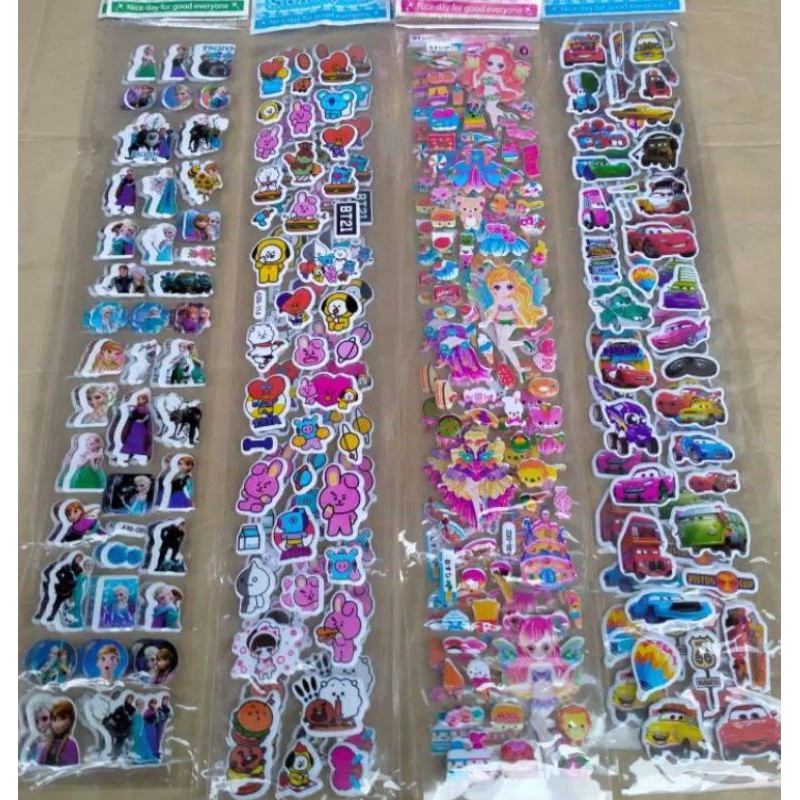

Stiker timbul panjang isi 20pcs