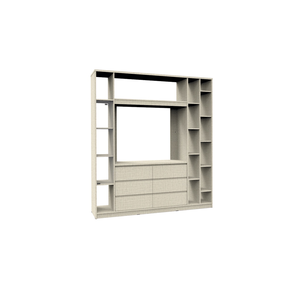 EXPO Lemari Hias TV Pajangan Ruangan - Rak TV Serbaguna - Partisi Sekat Ruangan DV-1808 - VW Furnitu