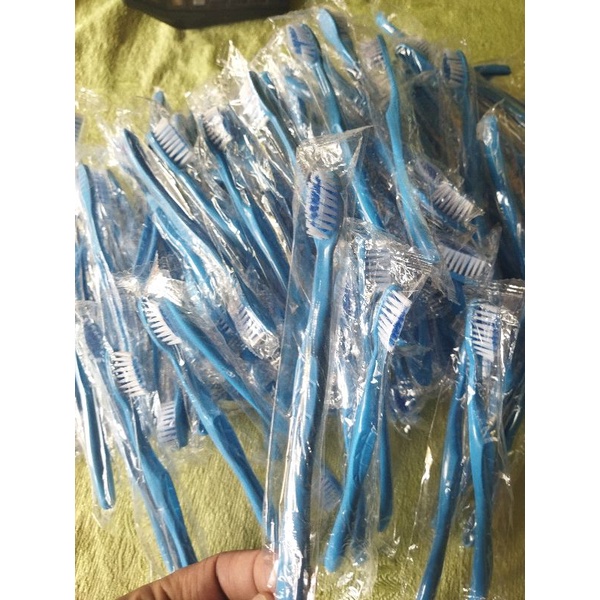 sikat gigi hotel isi 100pcs (tanpa odol) + plastik opp higienis