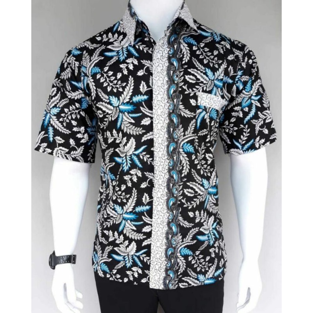 BAJU BATIK PRIA DISTRO SIZE S M L XL XXL