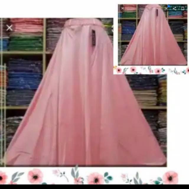 ROK PAYUNG JUMBO SATIN VELVET MENGKILAP