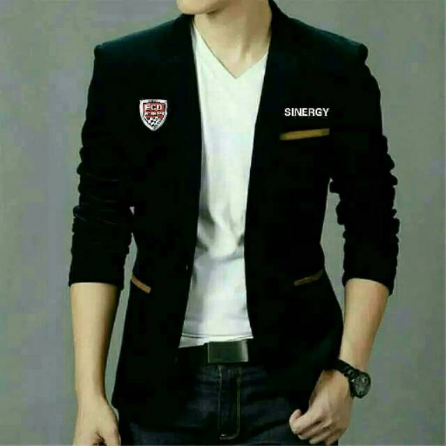 Jas Eco Racing blazer Eco Racing cowok cewek