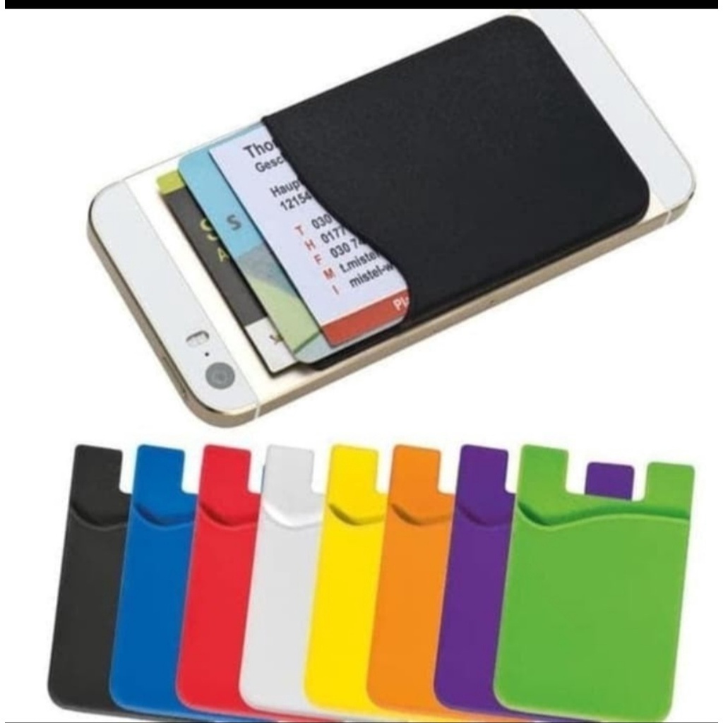 slot kartu hp atm dompet kartu hp card holder tempat kartu tempel hp DO E18