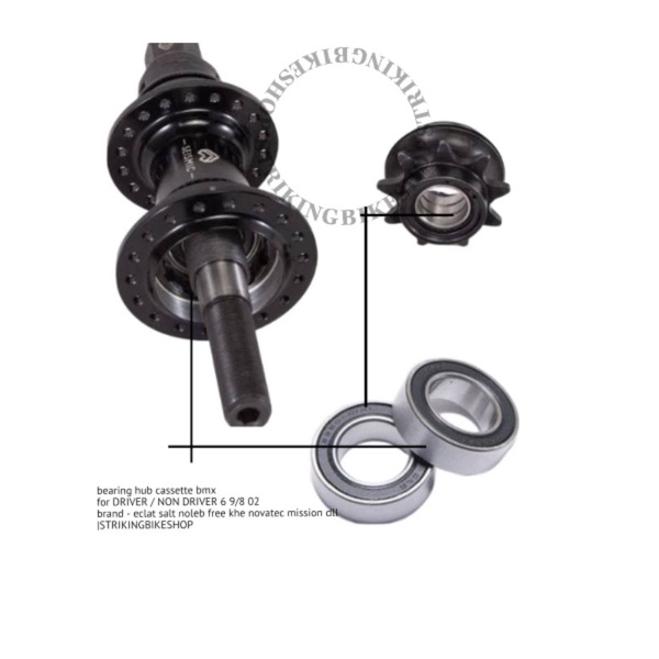 BEARING BERING HUB CASSETTE NON DRIVER BMX