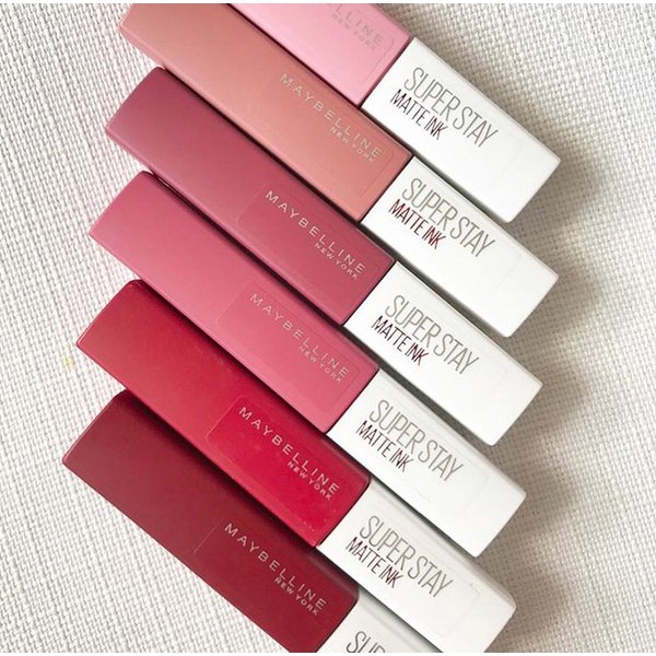 [ PAKET OMBRE ISI 3 PCS ] Lipcream Maybelline Super Stay Matte Ink Warna Random