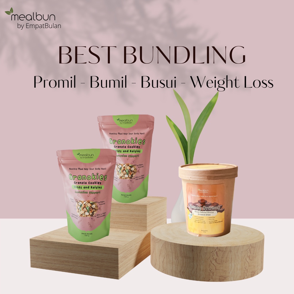 

BEST BUNDLING PROMIL BUMIL BUSUI dan WEIGHT LOSS I Granokies Dates and Raisins (2 pcs) + Honey Browny Dates and Raisins (1 pcs) | Lactation Support | Pelancar ASI | Pengental ASI | Makanan Laktogenik | Granokies | makanan sehat | cemilan sehat | ibu hamil