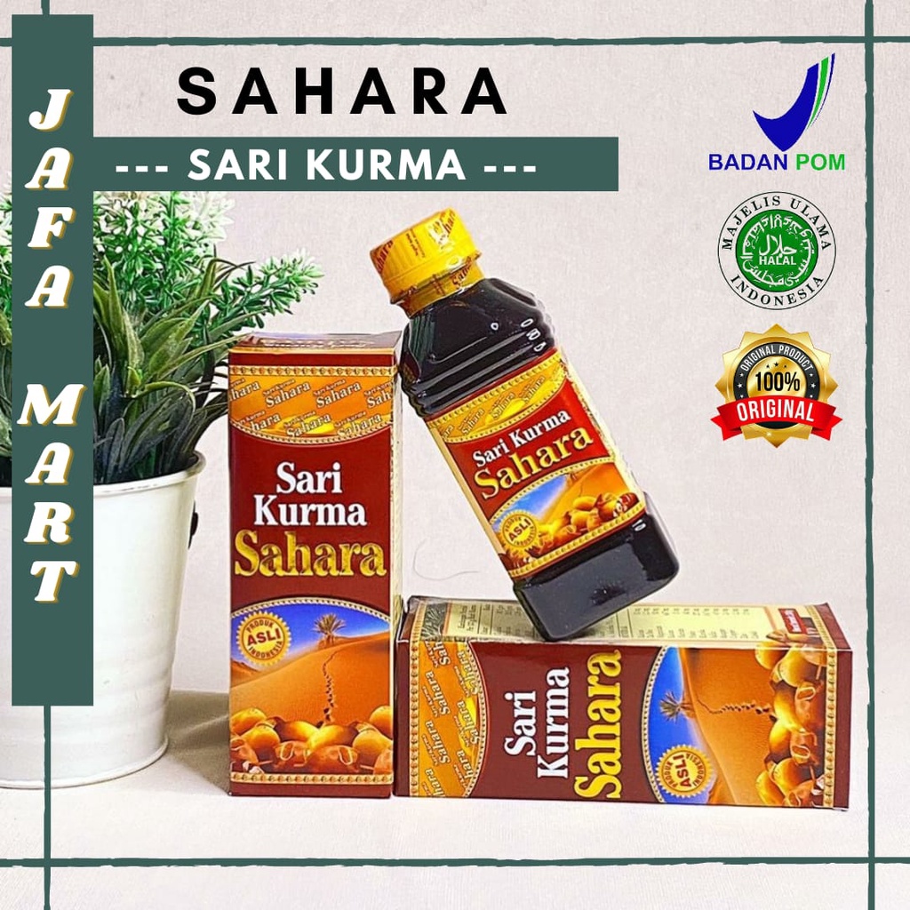

Sari Kurma Sahara 1Kardus (24BTL) - Sari Kurma Murni - Asli Buah Kurma [ORIGINAL] 330ML