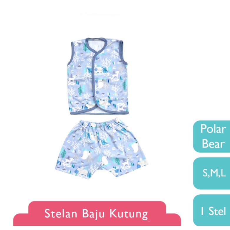 6.6 SALE 1 Setelan Setelan Kutung Travel Around Universe Libby Murah NB, 3-6,S,M,L, 2L,XL, XXL Pakaian Bayi Libby CBKS