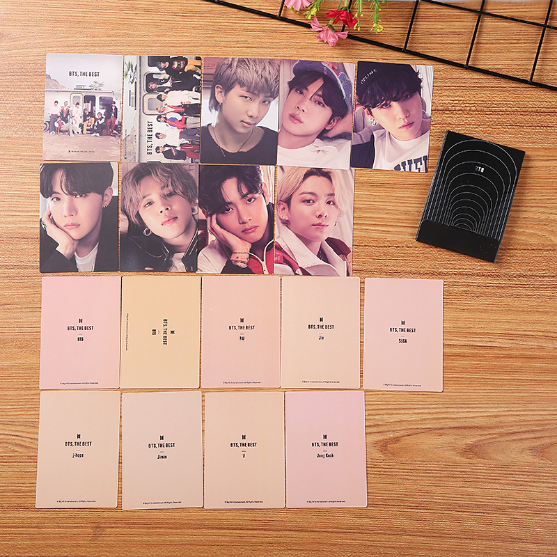 Kartu Lomo Kpop Bts Map Of The Soul On: E Color Untuk Koleksi / Hadiah