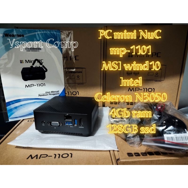 PC mini Wearnes Mp-1101 model NuC new garansi