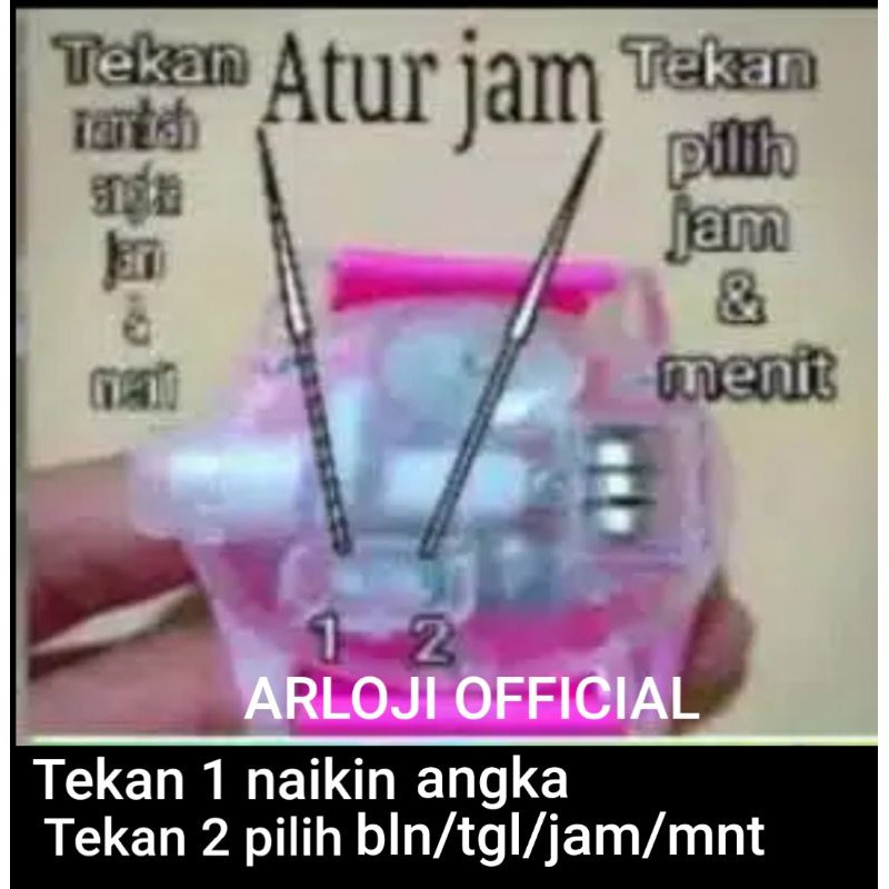 Jam tangan anak BOBOIBOY ada musik &amp; Proyektor + baterai jam cadangan