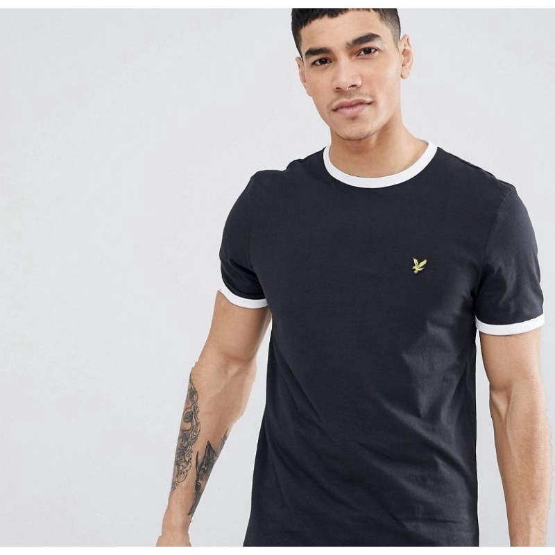 Tee Lyle & Scott Ringer Black ORIGINAL ‼️