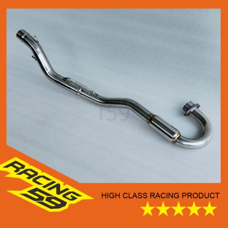 Pipa leher header knalpot HONDA CRF 230 BRAZIL bending full stainless