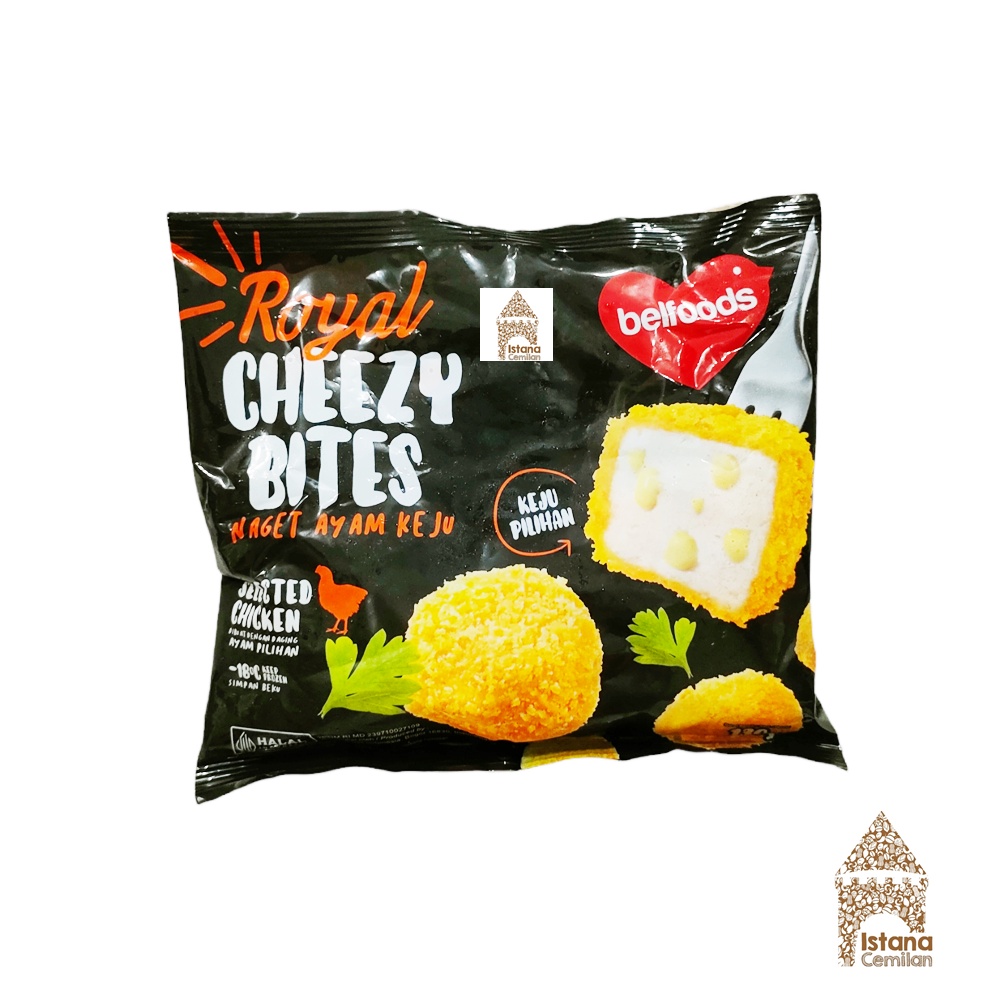 Belfoods Cheezy Bites Naget Ayam Keju 130 Gram | Cheesy Bite