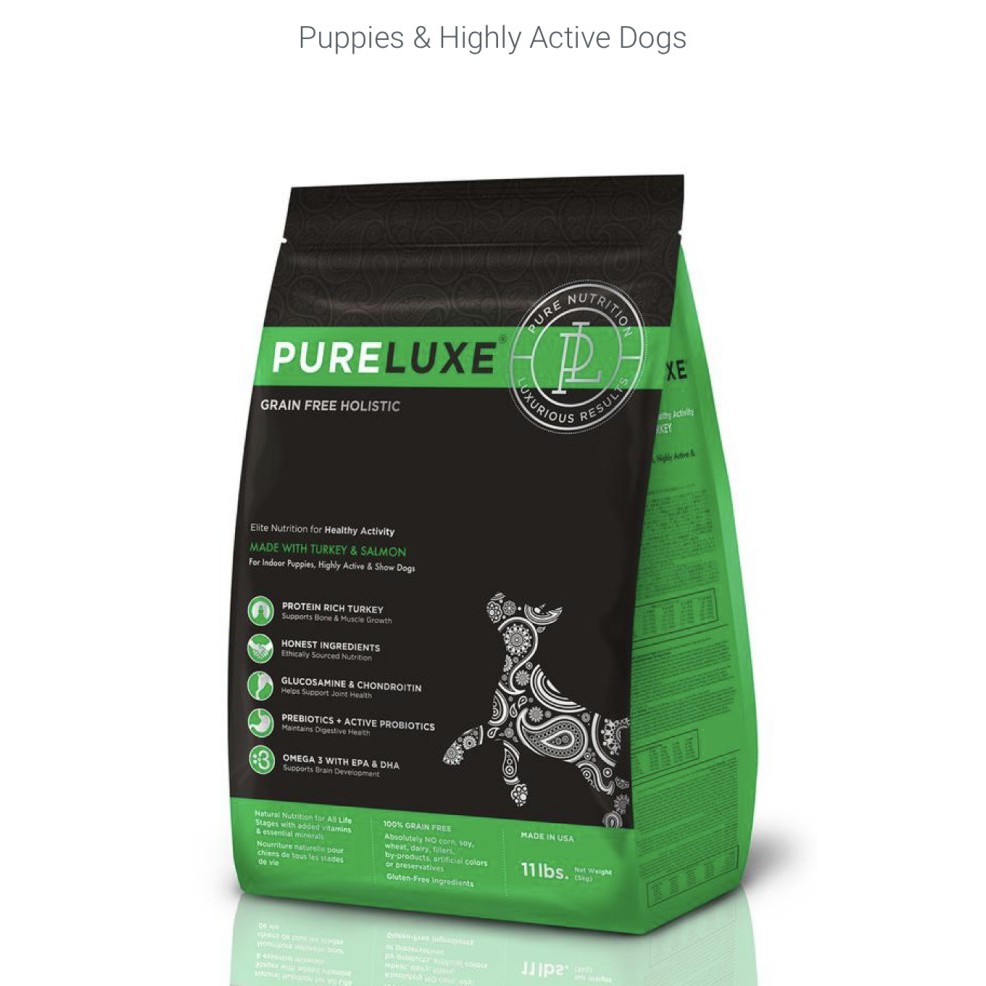 Pureluxe dog food healthy activity 400 gr