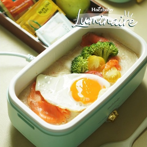 Haezbaby Luminaire Electric Lunchbox bekal makan kompor listrik MPASI