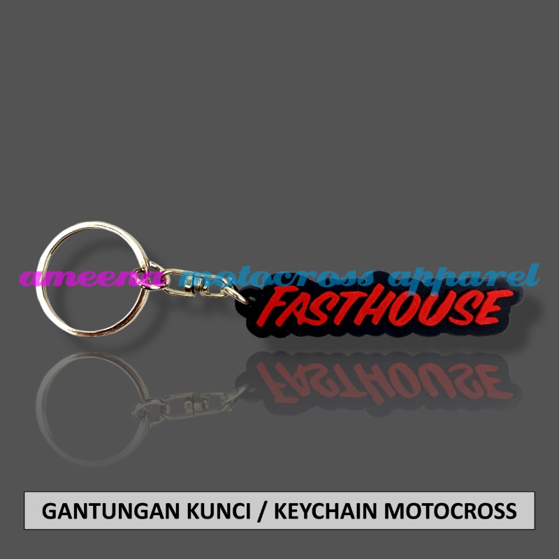Gantungan Kunci Motocross - Keychain Trail MX - Gantungan Kunci Trabas - Keychain Enduro - Souvenir Trail - Keychain Souvenir - FH003