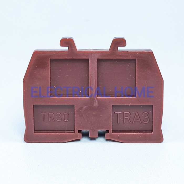 End Plate Terminal Block TR 30A Din Rail.