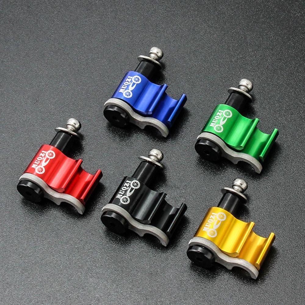 R-FLOWER 1/5pcs Grip Kabel Sepeda Paduan Aluminium Pipa Jalur Rem Konversi Kursi Tabung Minyak Tetap