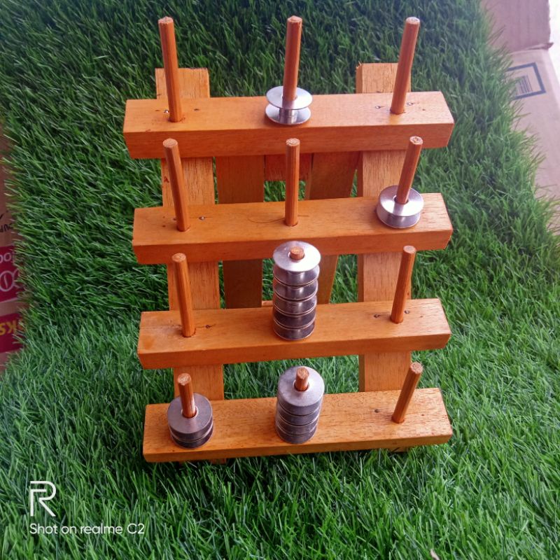 PROMO...rak stand holder/rak 12 spool/rak penyimpanan spul benang jahit model lipat