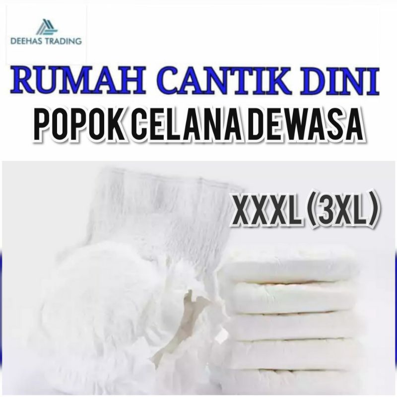 3XL POPOK JUMBO DEWASA CELANA ISI 18 PCS (BEST SELLER)