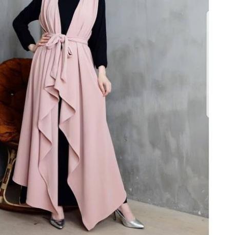 Jill set 2in1 / gamis+long outer/