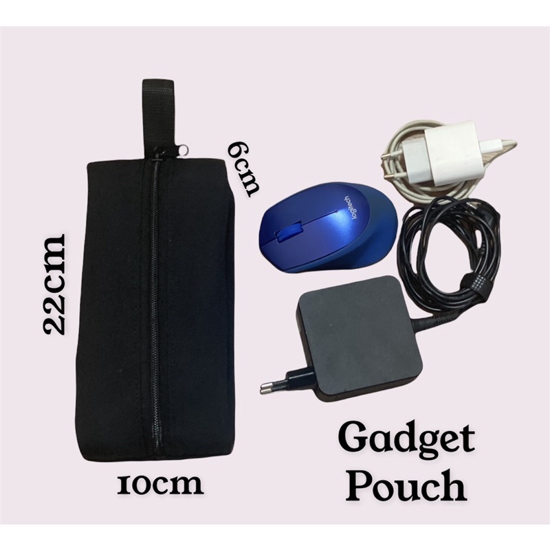 Fawn’G Handmade - Gadget Pouch / Cable Travel Pouch / Pouch mouse earphone modem Usb Charger