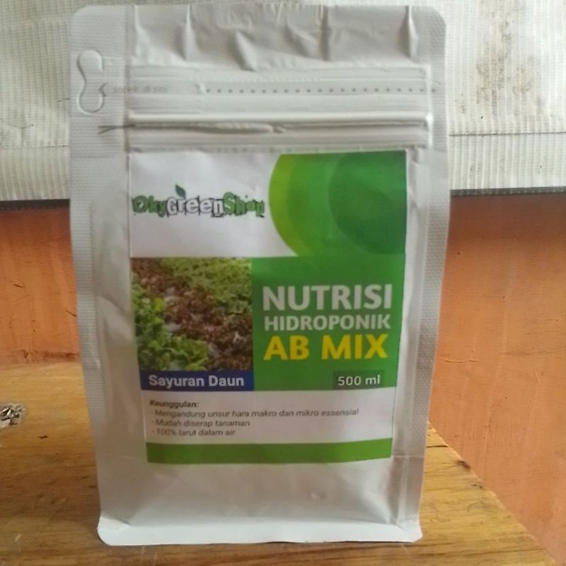 pupuk nutrisi AB_mix hidroponik sayuran daun