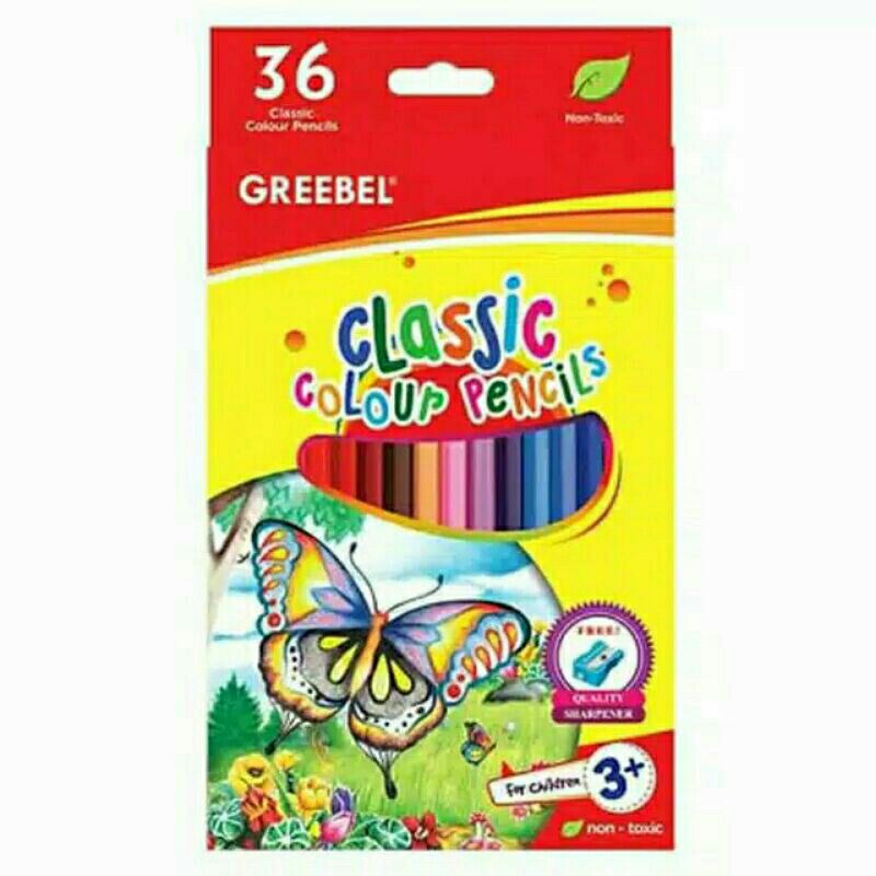

Pensil Warna Greebel 36 Warna Classic Colour Pencils