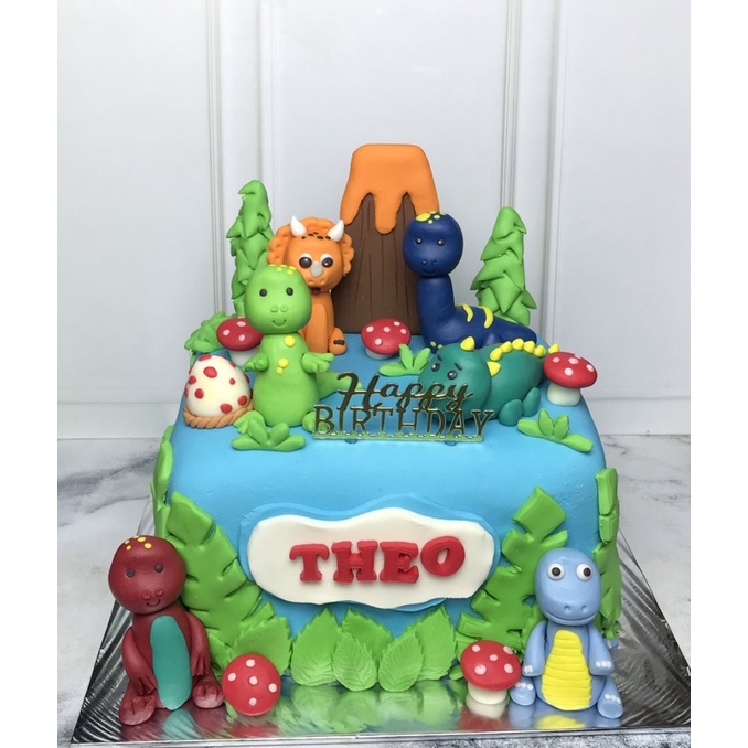 Kue Ulang Tahun Dino / Cake Ultah Dino