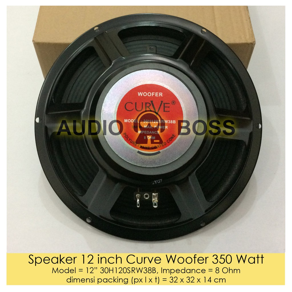 speaker curve 12 inch woofer
