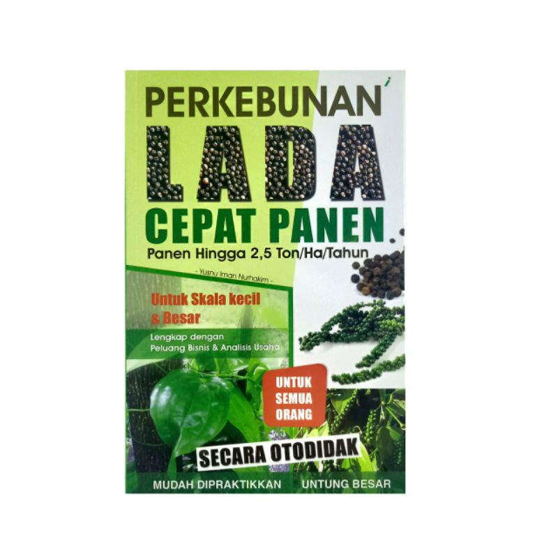 Jual Buku Perkebunan Lada Cepat Panen Shopee Indonesia