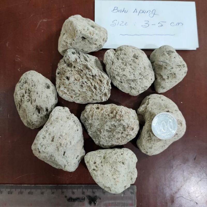 Batu Apung / Pumice Stone / Media Filter / Akuarium / Jeans 1kg 1 kg