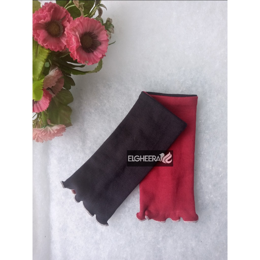 Manset kaos bolbal 15 - 20 CM-2.Hitam-Marun