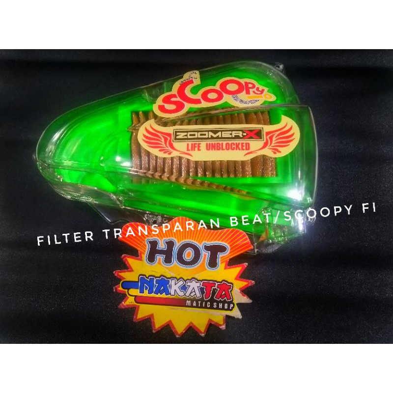 cover filter transparan scoopy fi variasi filter trasparan scoopy fi