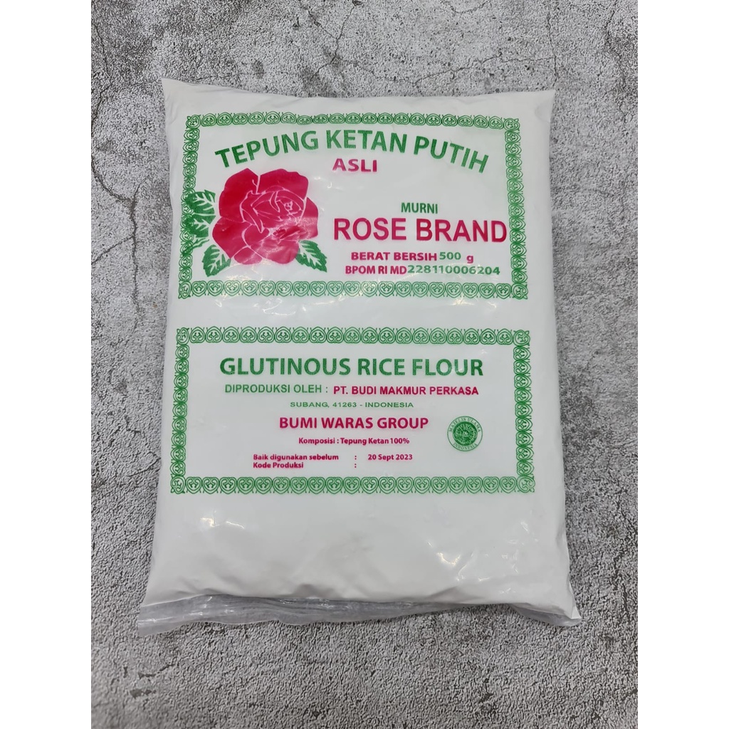 

Tepung Ketan Rose Brand 500gr