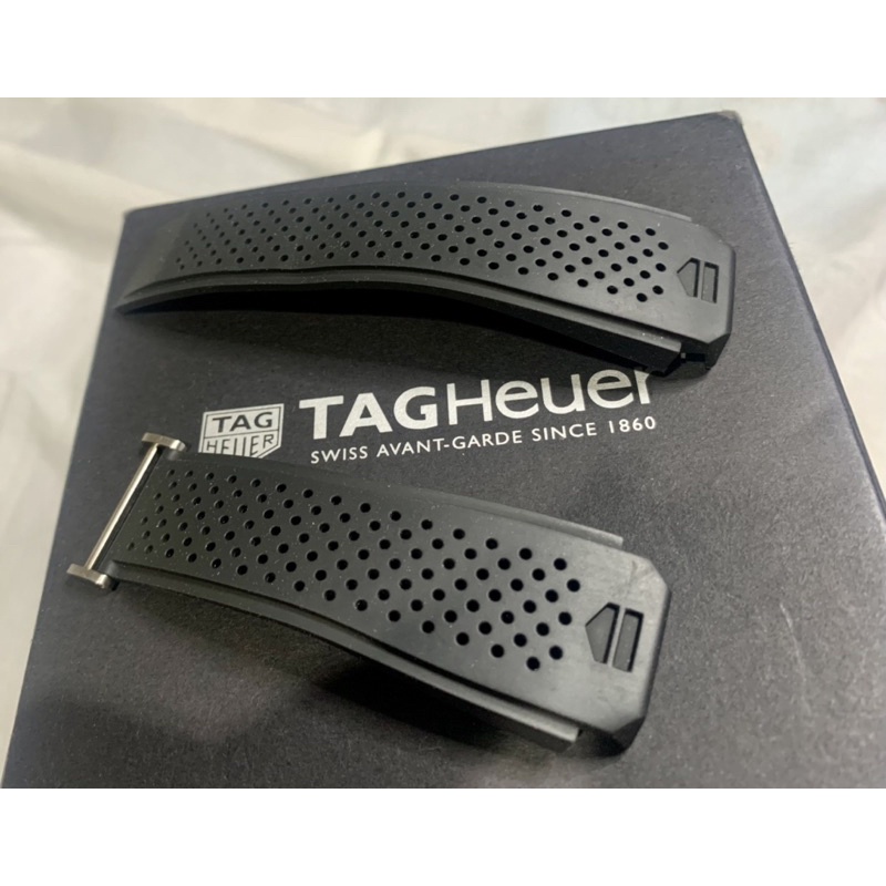Black rubber Strap tag heuer modular 45mm original