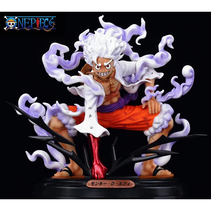 Mainan Action Figure Model Anime One Piece Luffy Gear 5 Joy Boy Nika Bahan PVC Ukuran 20cm Untuk Hadiah Anak