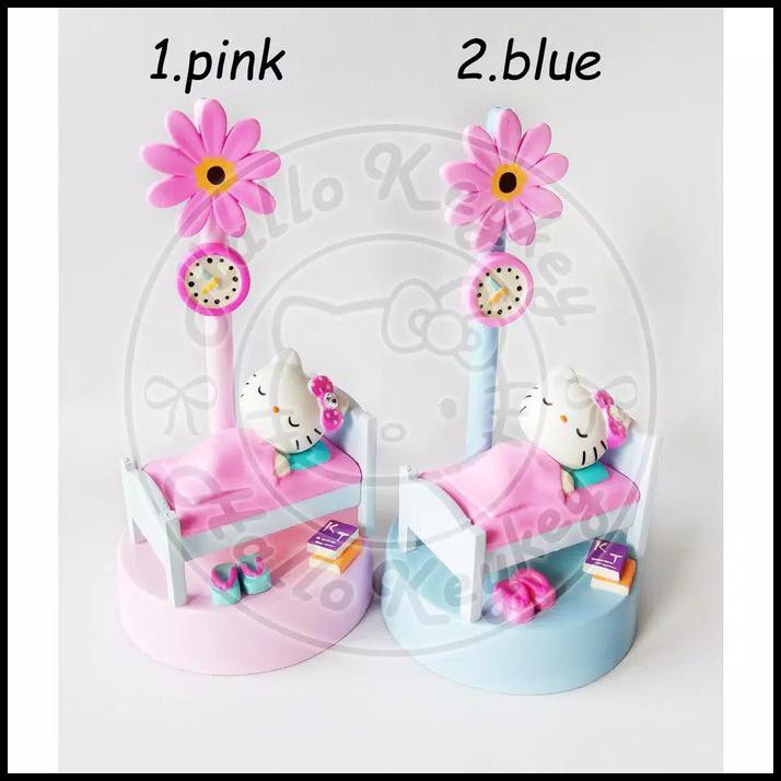 

Tempat Holder Pulpen Pen Bolpen Pajangan Hello Kitty Sleep - 2.Blue