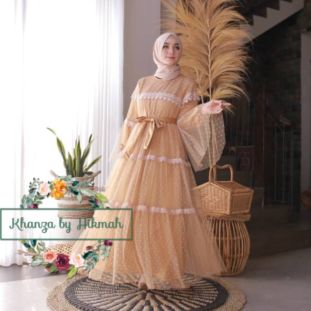 SAMIRA DRESS. PO custome.size. Khanza_By_Hikmah