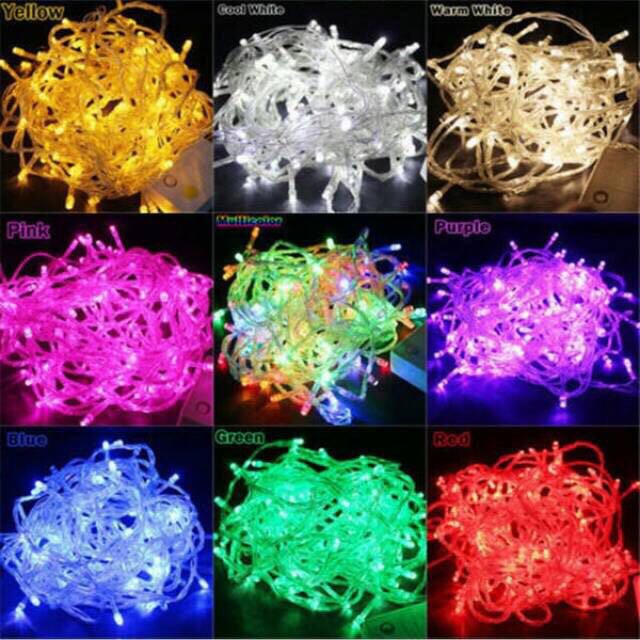 S-014 Lampu hias natal/Tumblr Light/10 meter/100 LED/sambungan female