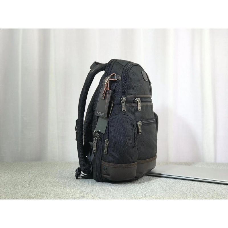 Tumi Backpack Alpha Bravo Knox Canvas Black Mirror Quality