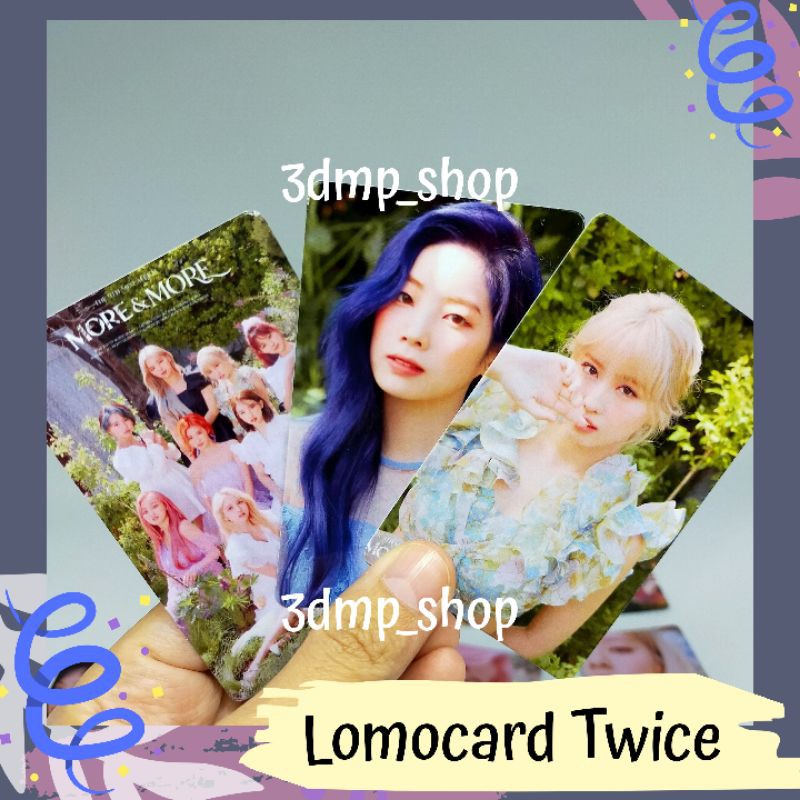 [25 lembar] Photocard Lomocard photo lomo card Twice Hare Hare Ready to be Fancy More and more yes or yes formula of love between 1&amp;2